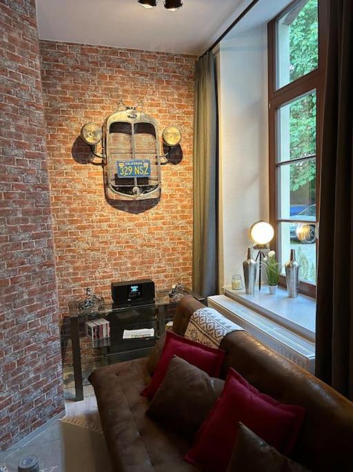 Ruhige Wohnung Im Fabrikstil In Chemnitz Extérieur photo