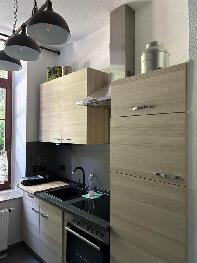 Ruhige Wohnung Im Fabrikstil In Chemnitz Extérieur photo